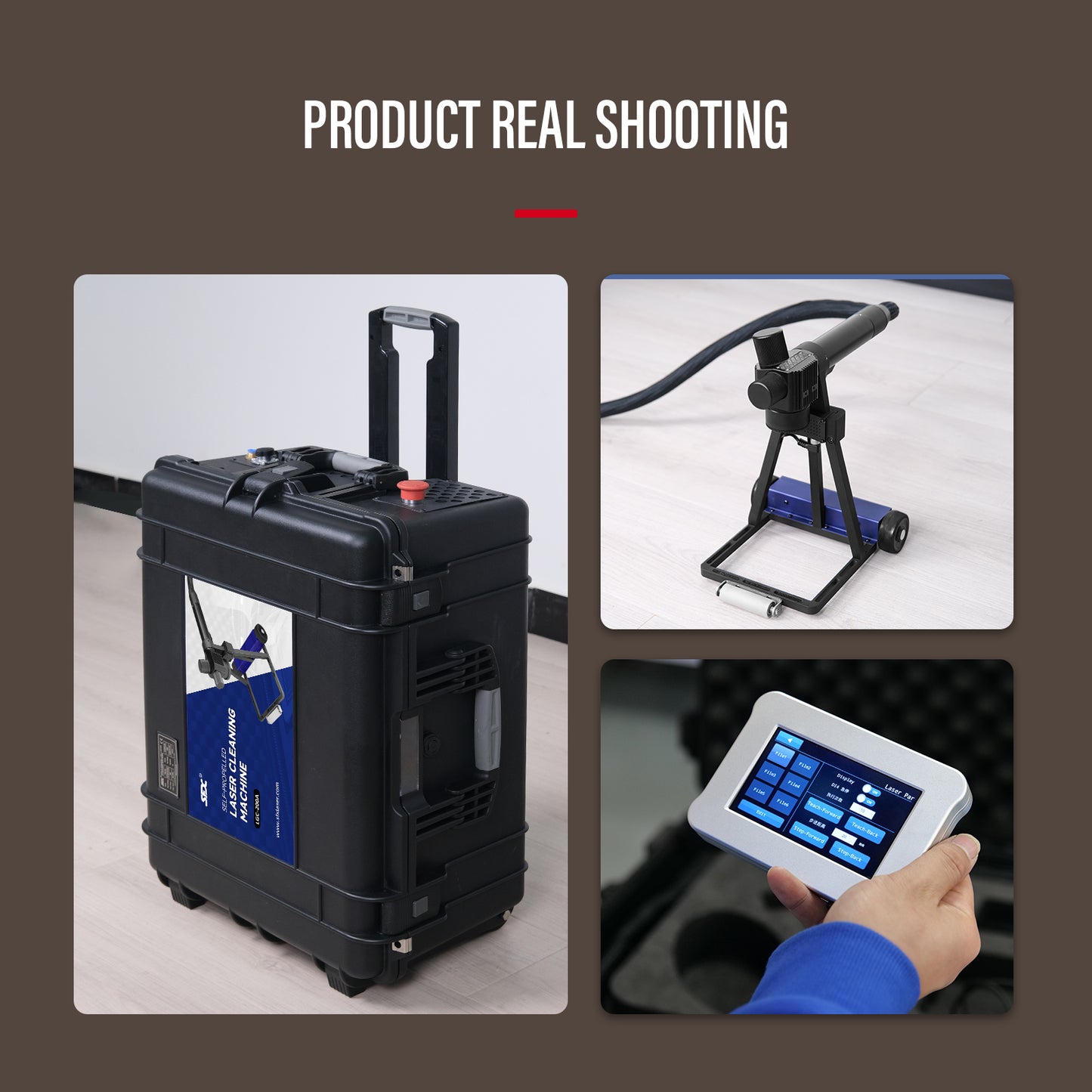 Pulse Fiber Laser Cleaner with Self-Propelled 200W Uniform Clean Laser Cleaning Machine for Wood/Paint/Coating