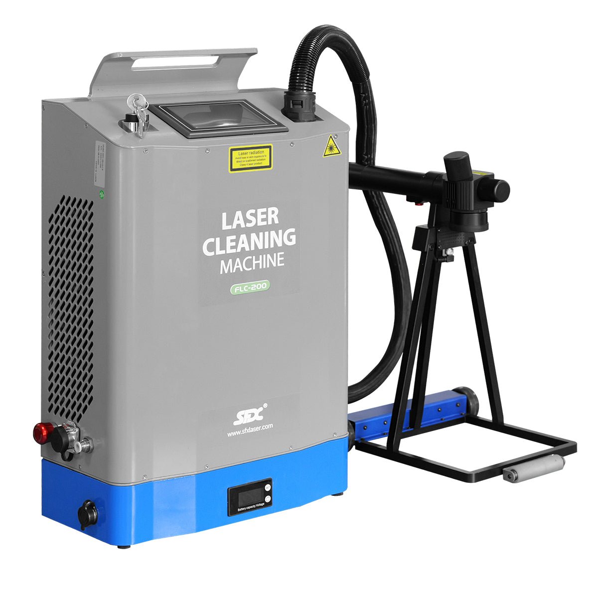 200W Backpack Laser Cleaning Machine with Self - Propelled Laser Rust Remover Uniform Cleaning Suitable for Paint/Oil Removal - SFX SolutionBackpack Laser Cleaning Machine