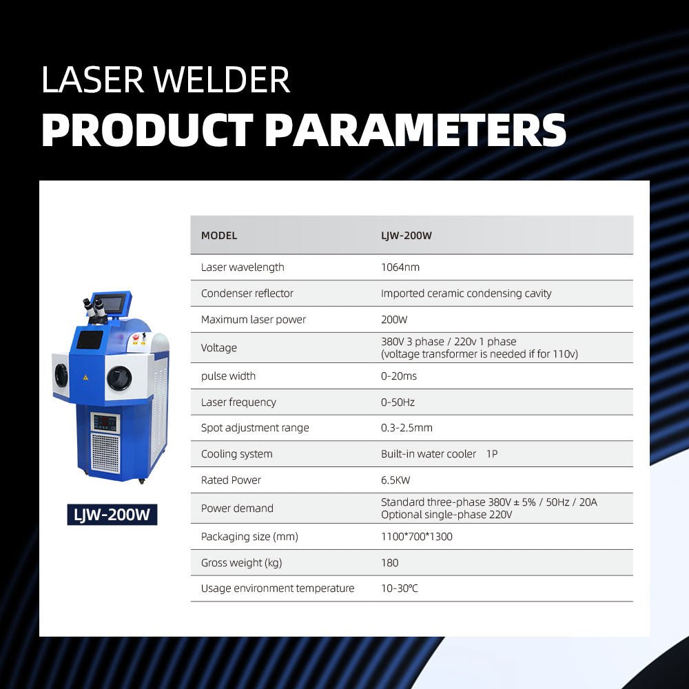 200W Jewelry Welding Machine Laser Welder Jewelry 60J Gold Silver Laser Welding Machine Laser Spot Welder Small Spot Laser Welders Jewelry Laser Welding Machine - SFX SolutionPlatform Laser Welding Machine