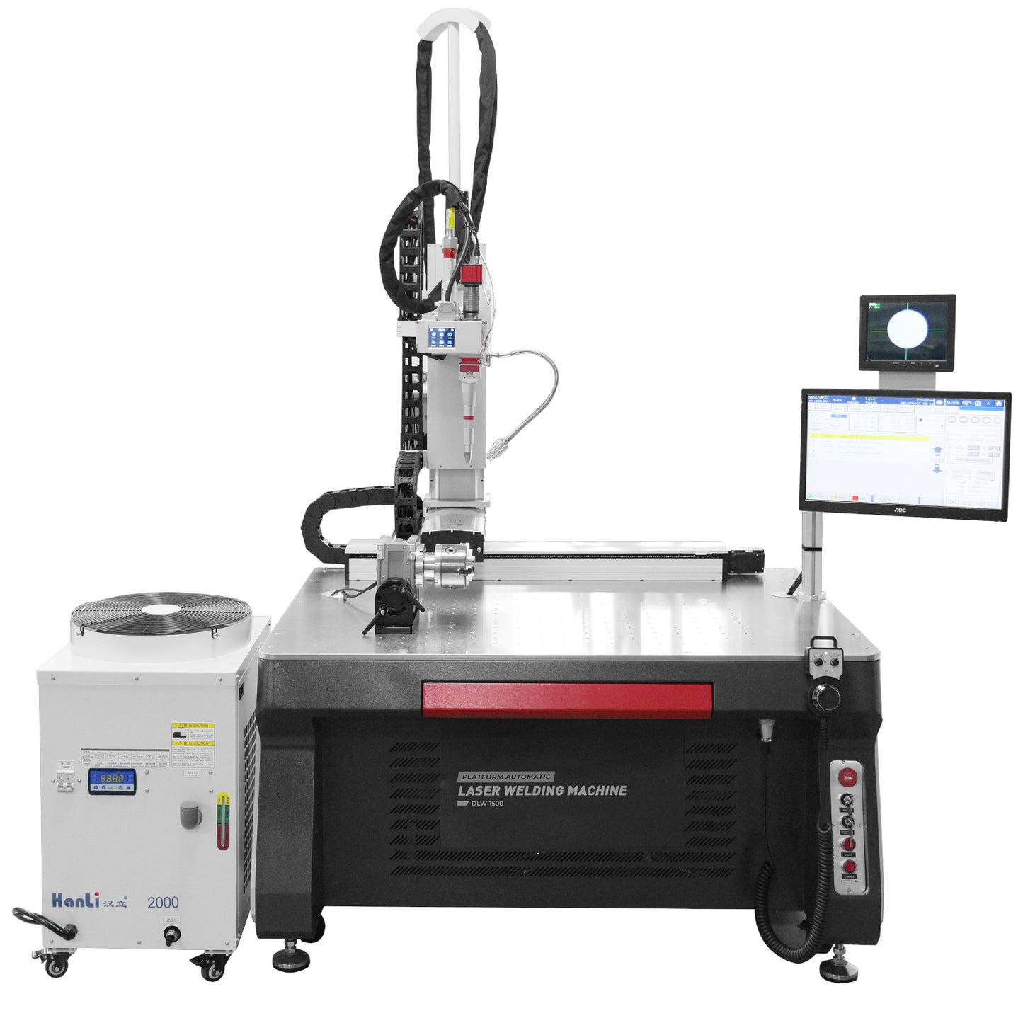 Fiber Laser Welder 5 Axis Platform Automatic Laser Welding Machine 1000/1500/2000/3000W Spot Size 0-5mm Laser Welding Machine for Metal Used In Aerospace Equipment