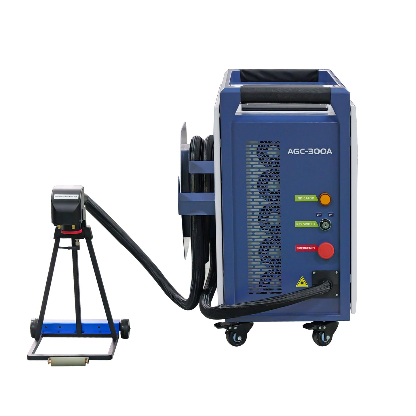 AGC 300W 500W Air-Cooled Laser Cleaner Portable Pulse Laser Stripping Machine For Wood Laser Rust And Paint Cleaner Handheld Cleaning Machine for Paint From Wood Laser Cleaner for Metal Rust