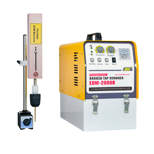 Broken Tap Remover,M2-M36(5/64'' to 1-27/64'') Broken Tap Extractor Portable EDM Drilling Machine Remover Broken Drill,Bolt,Reamer.110V,2000W,Depth Setting