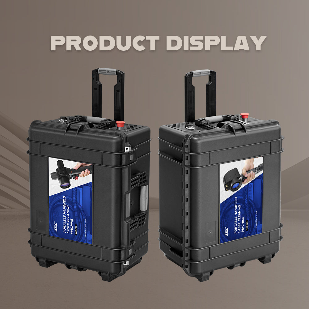 Used Portable 200W Fiber Laser Cleaner Laser Rust Removal Laser Cleaning Machine Efficient Rust, Stain, Plating, and Oil Removal for Metals