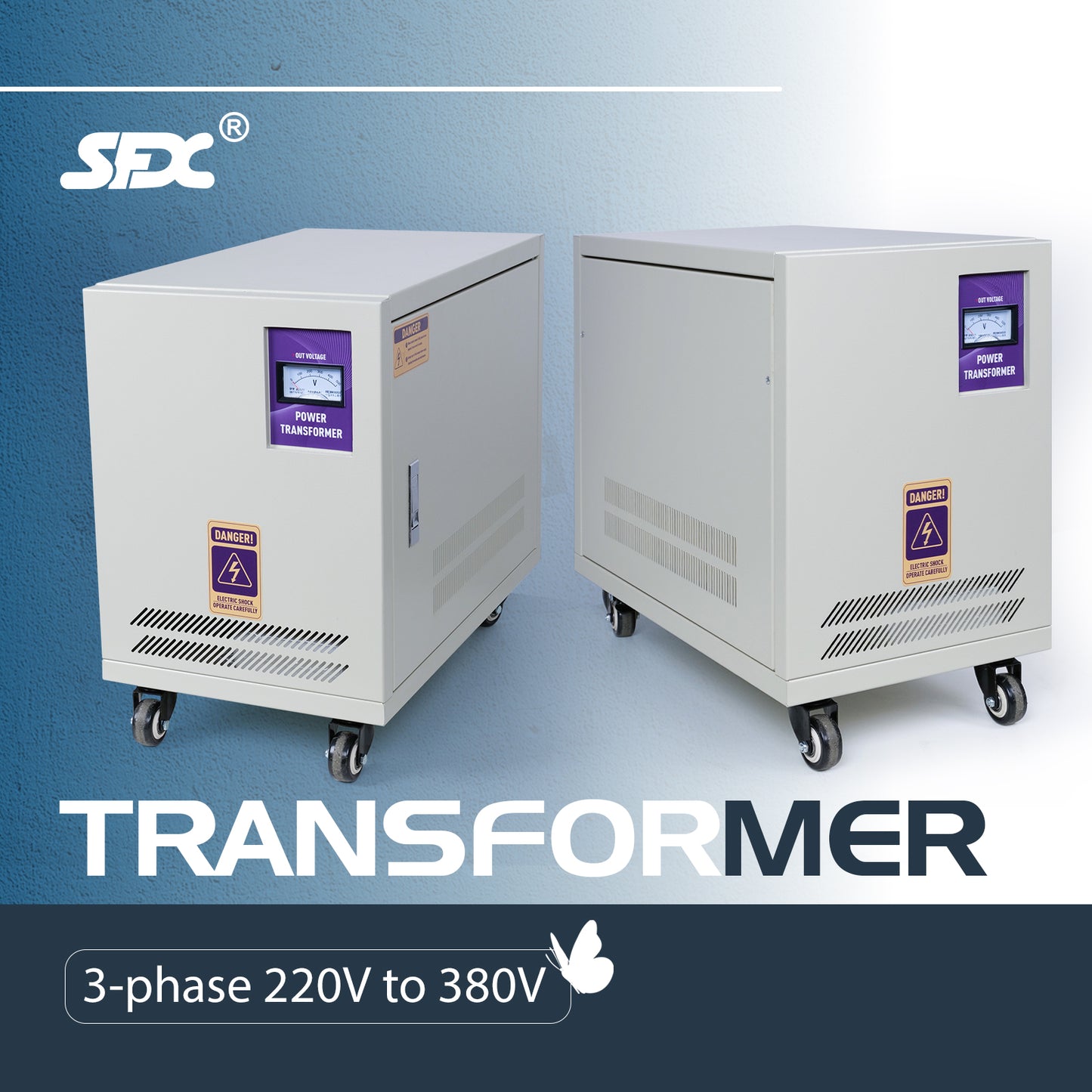 SFX 10KW Three Phase 220V to 380V Transformer 10000W Converter Adapter 220V to 380V Transform AC220V for BLC-3000 laser cleaning machine BLW-3000 laser welding machine