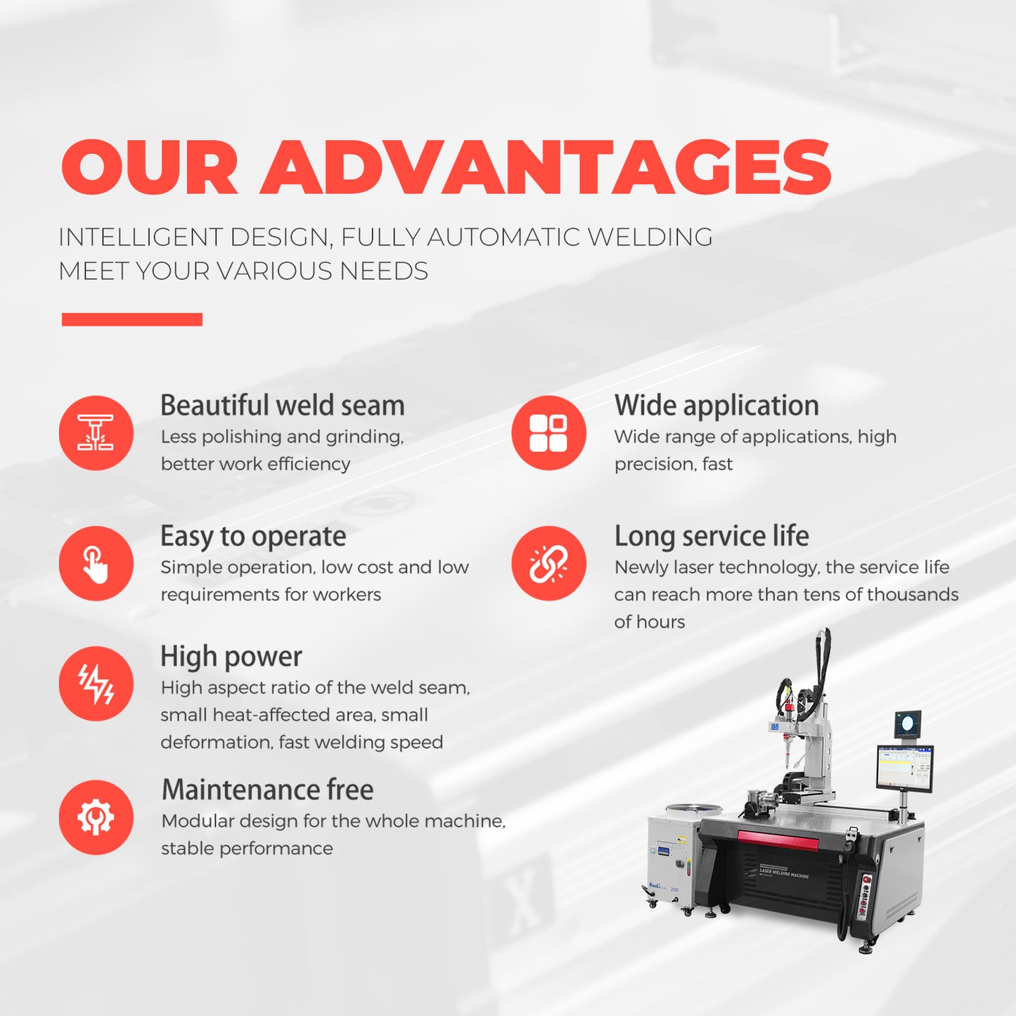 Fiber Laser Welder 5 Axis Platform Automatic Laser Welding Machine 1000/1500/2000/3000W Spot Size 0-5mm Laser Welding Machine for Metal Used In Aerospace Equipment