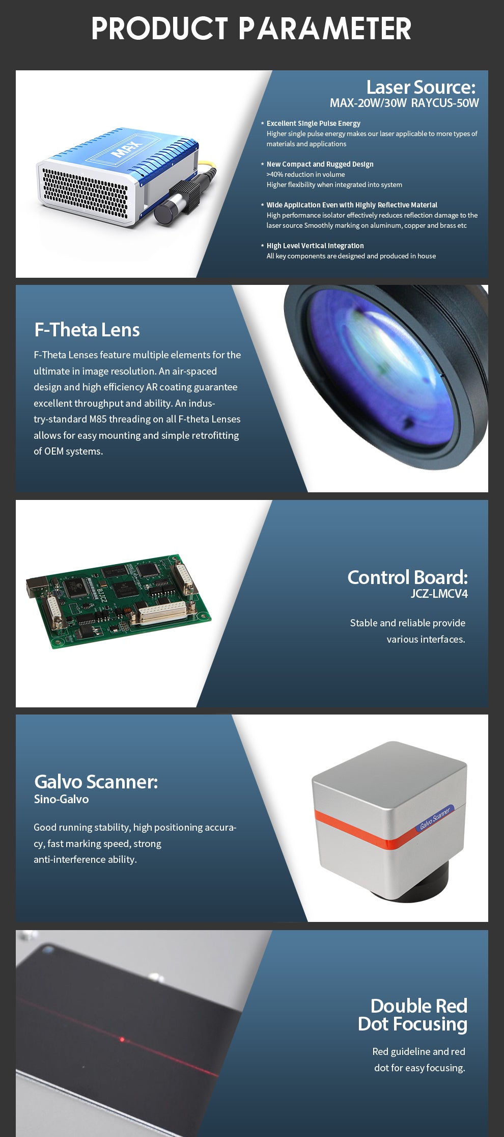 Fiber Laser Engraver 20/30/50W Laser Engraving Machines for Metal MAX Portable Deep Marking Machine Engrave Lightburn Compatible