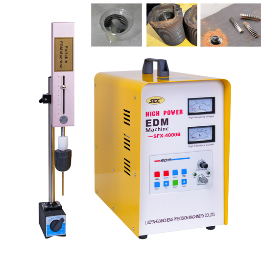 Portable EDM Tap Burner 3000W,110V Remove M2 to M48(Dia. 0.07in to 2 in) broken Screw,drills,taps, bolts from Blind Hole,Depth Setting