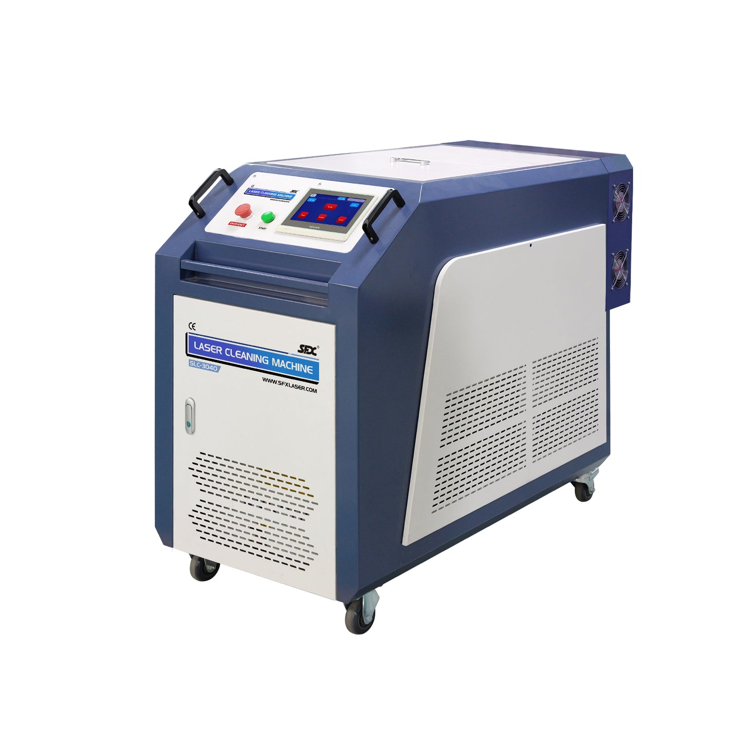 SFX Laser Rust Removal 1500W/2000W/3000W Laser Cleaning Machine 400mm Cleaning Rust & Paint Removal with Smart Control & Anti-Freeze Systemfor Rust Oil Paint Remover