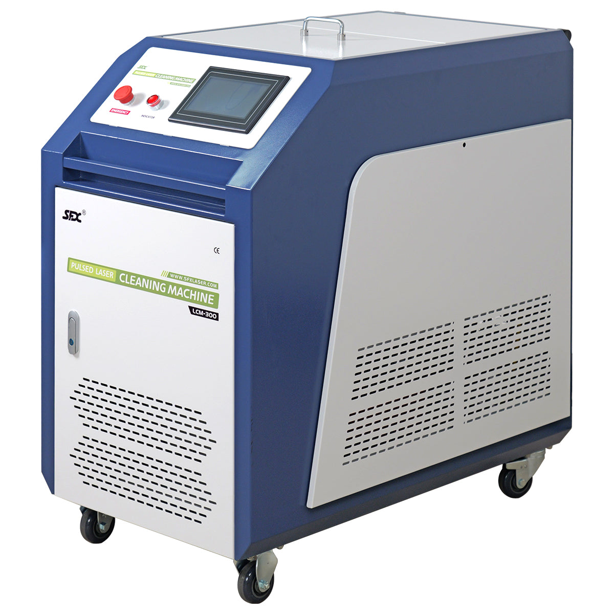 Used 300W Pulse Laser Cleaner Single Mode Laser Cleaning Machine for Metal 5M Cable Laser Rust Removal Tool