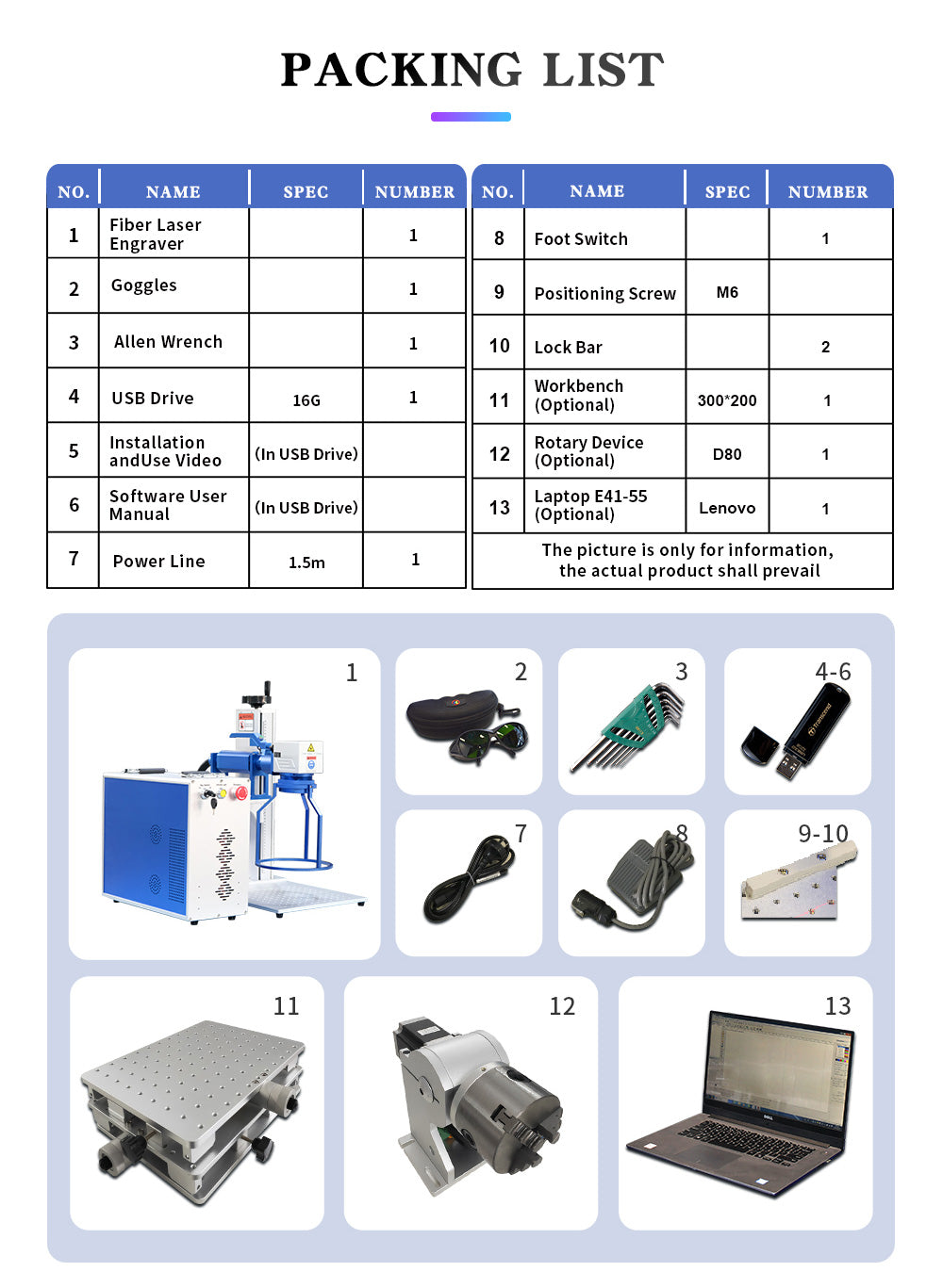 Handheld Fiber Laser Engraver 20/30/50/60W Fiber Laser Marking Machine Compitable with EZCAD2.0