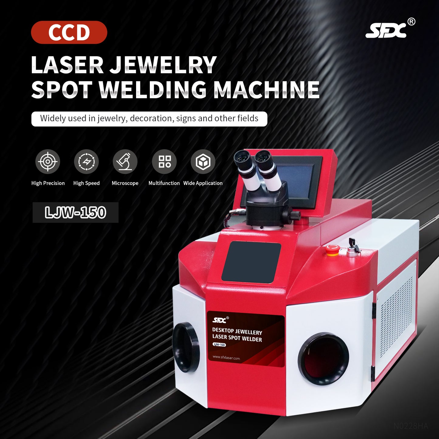 Laser Jewelry Spot Welder Jewelry Welding Machine 40 Joules 150W With CCD Pulse welder for jewelry Countertop Gold Silver 220V 1 Phase Desktop Jewelry Repair Tool for Platinum Bracelets 24K Gold