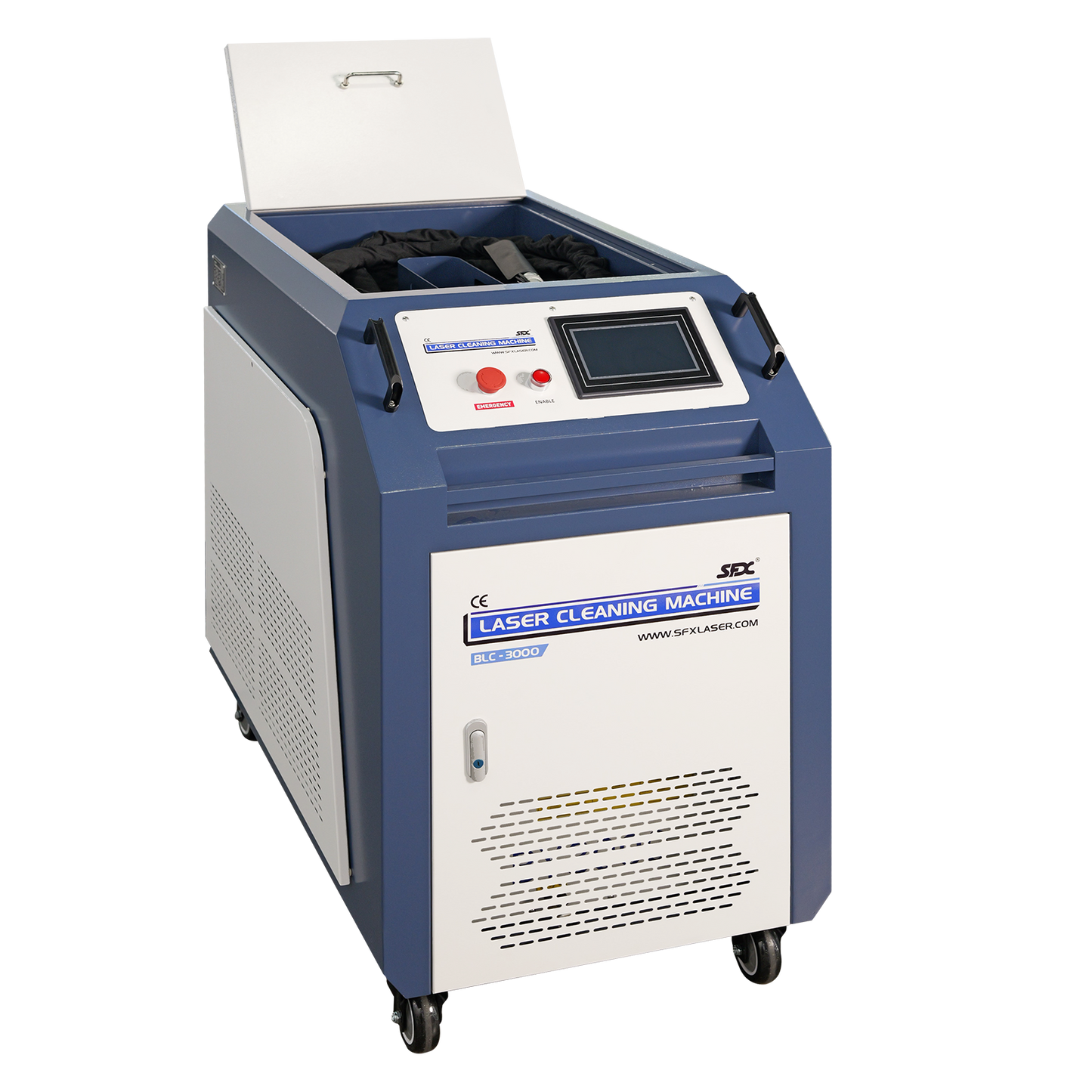 US STock SFX Laser Cleaning Machine for Rust Removal 1500/2000/3000W Continuous Handheld Fiber Laser Cleaning Machine for Rust Oil Paint Remover