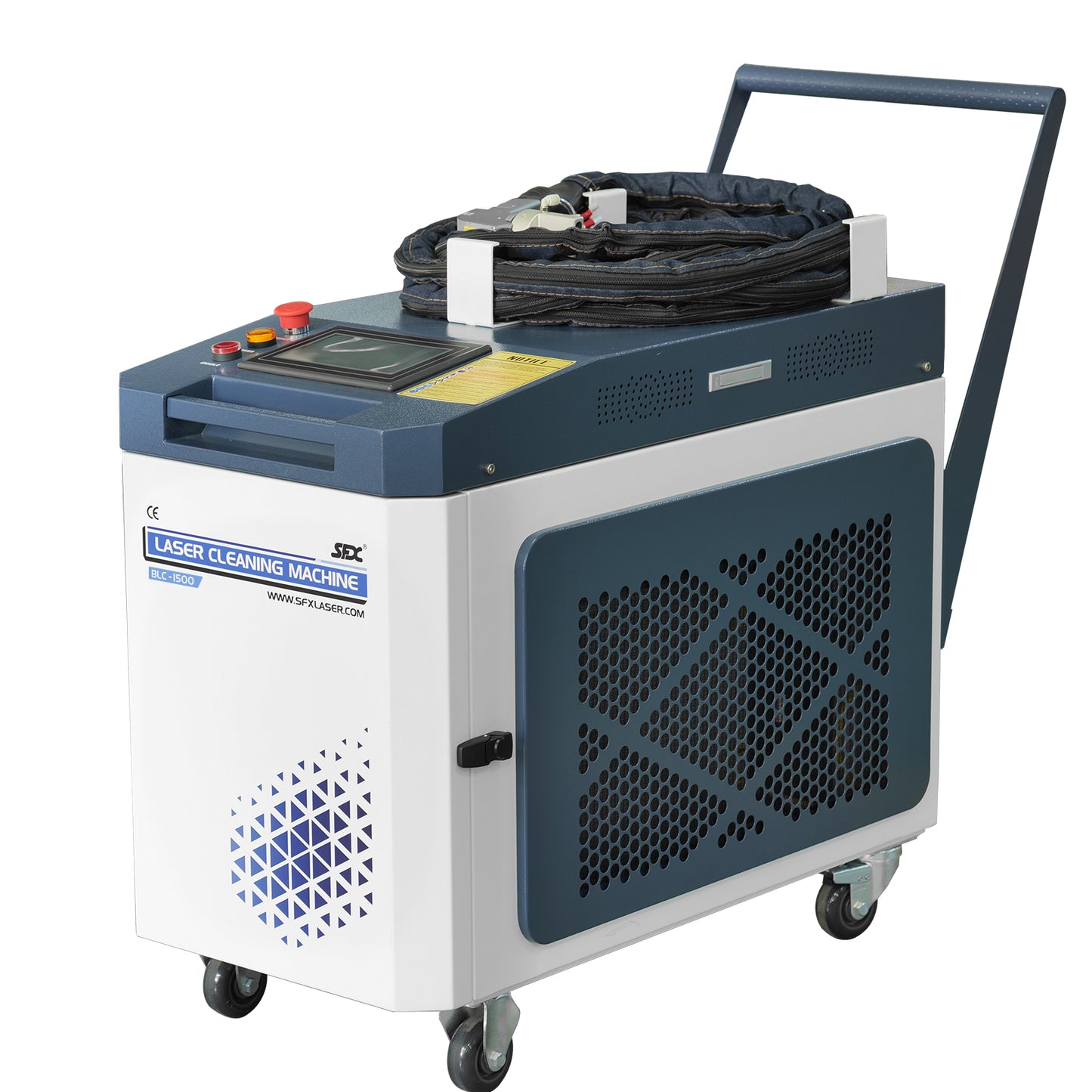 US STock SFX Laser Cleaning Machine for Rust Removal 1500/2000/3000W Continuous Handheld Fiber Laser Cleaning Machine for Rust Oil Paint Remover