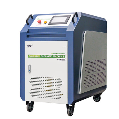 SFX Water Cooled Laser Handheld Cleaning Machine 500mm Wide Scan, Double Wobble Cleaning Head Smart IoT Remote 500/1000/2000W Laser Cleaner, Efficient Rust Removal, Portable Cleaning Machine for Metal
