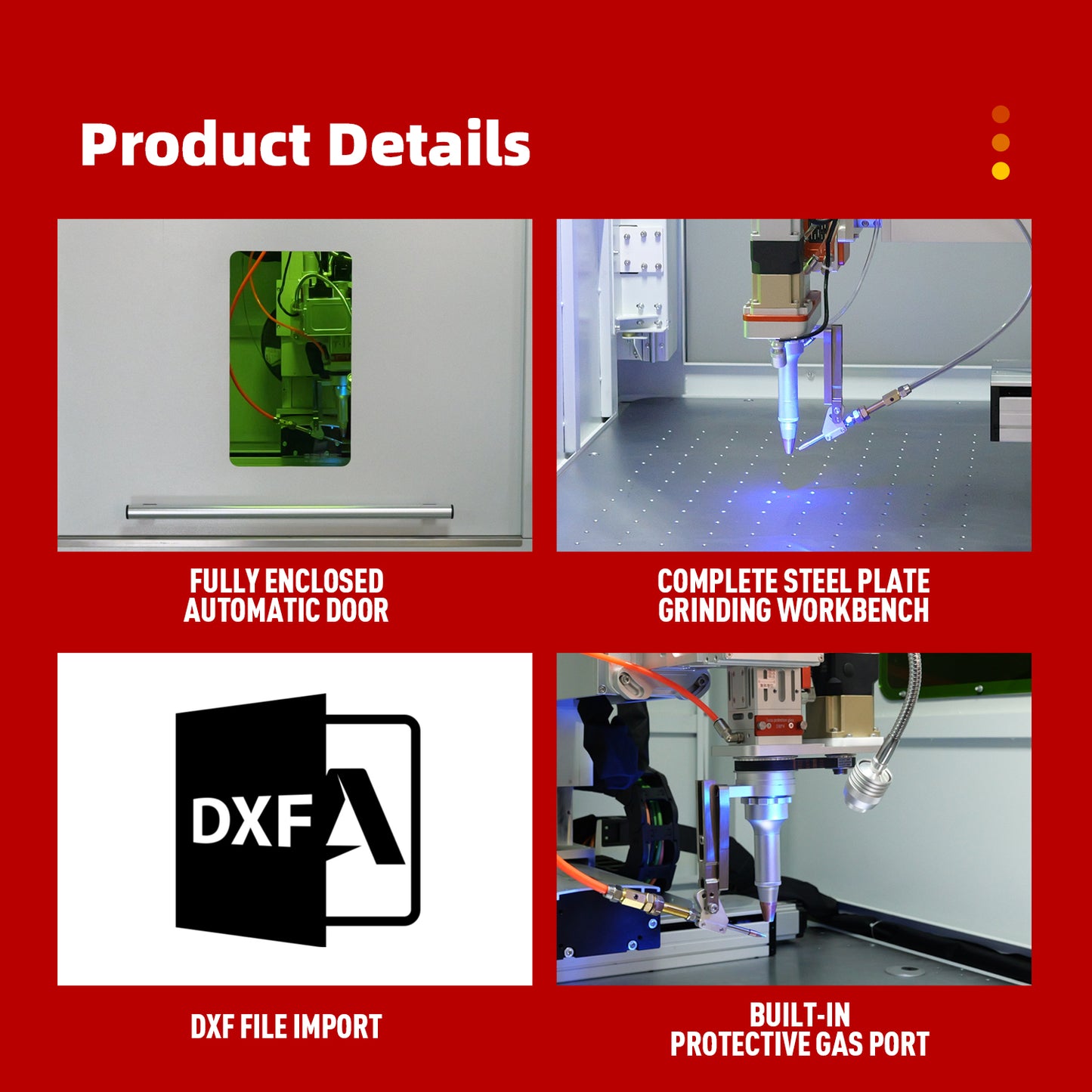 Fully Enclosed Platform Automatic Dual-station 4 Axis Laser Welder DLW Precision Fiber Welding Machine automatic Customizable on-line welding for metal