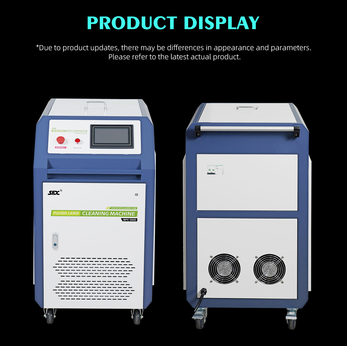 Pulse Laser Cleaner 500W/1000/2000W Multi Mode Laser Cleaning Machine for Metal 5M 10M Cable Laser Rust Removal Tool