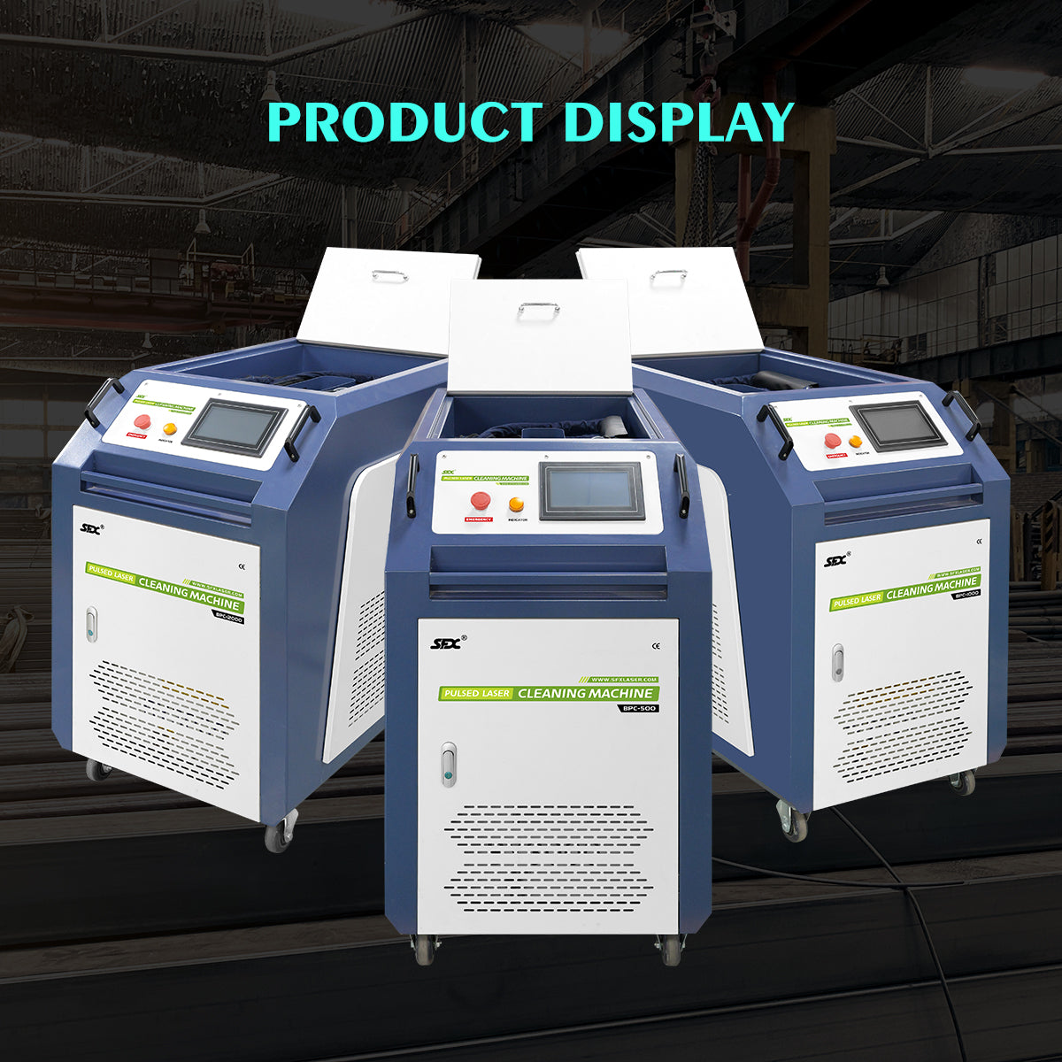SFX Water Cooled Laser Handheld Cleaning Machine 500mm Wide Scan, Double Wobble Cleaning Head Smart IoT Remote 500/1000/2000W Laser Cleaner, Efficient Rust Removal, Portable Cleaning Machine for Metal