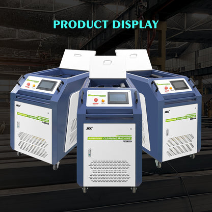 SFX Water Cooled Laser Handheld Cleaning Machine 500mm Wide Scan, Double Wobble Cleaning Head Smart IoT Remote 500/1000/2000W Laser Cleaner, Efficient Rust Removal, Portable Cleaning Machine for Metal