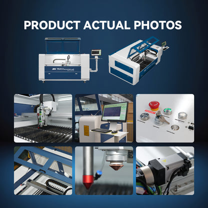 SFX Fiber/CO2 Integrated Cutting Machine 1500W MAX Fiber Laser 130W-180W CO2 Metal/Non-metal Cutting Machine 1300×900mm (51.2×35.4 inches)