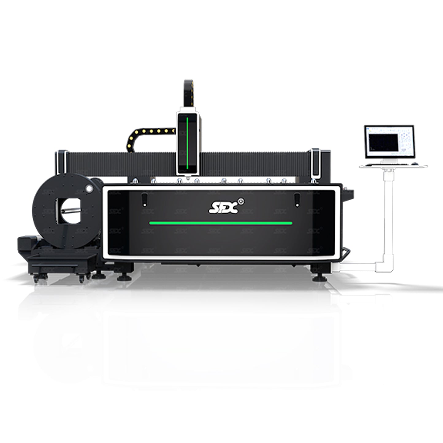 Plate and Tube Fiber cutting machine 2000/3000/6000W Fiber Laser Cutter Metal sheet and tube sheet 1500x3000mm tube 220mm diamters x6m engraving and cutting in one