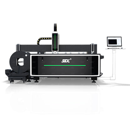 Plate and Tube Fiber cutting machine 2000/3000/6000W Fiber Laser Cutter Metal sheet and tube sheet 1500x3000mm tube 220mm diamters x6m engraving and cutting in one