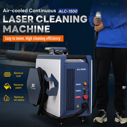 SFX Air Cooled Laser Cleaning Machine 250mm Wide Scan, Smart IoT Remote 1500W 220V CW Laser Cleaner – Handheld, Efficient Rust Removal, Portable Cleaning Machine for Metal