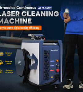 SFX Air Cooled Laser Cleaning Machine 250mm Wide Scan, Smart IoT Remote 1500W 220V CW Laser Cleaner – Handheld, Efficient Rust Removal, Portable Cleaning Machine for Metal