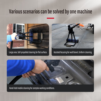 Pulse Fiber Laser Cleaner with Self-Propelled 200W Uniform Clean Laser Cleaning Machine for Wood/Paint/Coating