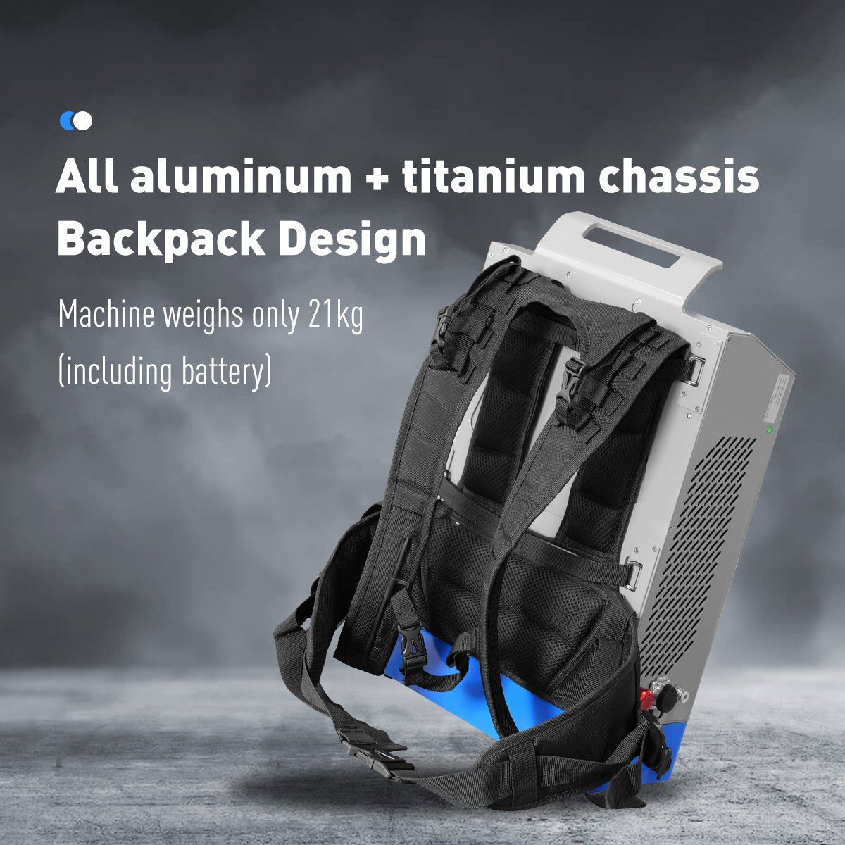 200W Backpack Laser Cleaning Machine with Self - Propelled Laser Rust Remover Uniform Cleaning Suitable for Paint/Oil Removal - SFX SolutionBackpack Laser Cleaning Machine