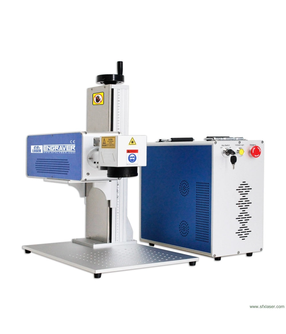 30W/55W CO2 Laser Marking Machine, Laser Engraving Machine for Non-Metallic Materials, DAVI 30W / Coherent 55W Laser Source