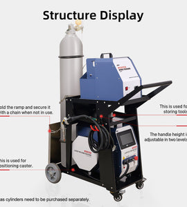 Heavy-Duty Portable Laser Welding Cart for SFX ALW-1200W Laser Welding Machine– Space Saving