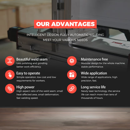 Fiber Laser Welder 5 Axis Platform Automatic Laser Welding Machine 1500/2000/3000W Spot Size 0-5mm Laser Welding Machine for Metal Used In Aerospace Equipment
