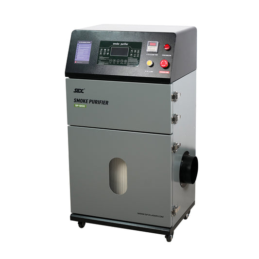 SFX 1200W High-Power Smoke Purifier with Auto Pulse Cleaning Industrial Laser Soldering Smoke Dust Purify Machine Fume Extractor Air Purifier