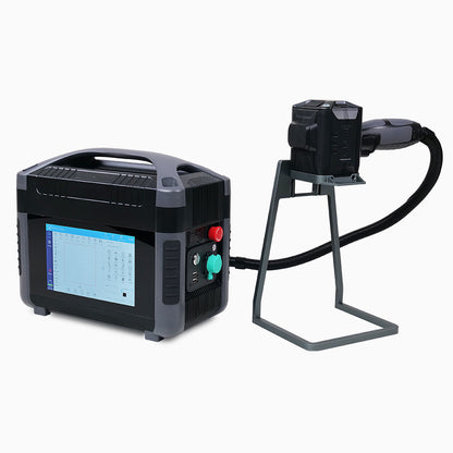 Used Fiber Laser Engraver Portable Handheld Laser Marking Machine 20W 30W 50W Engraving 70/100/145mm Linux System 8 Core Professor Laser Engraving Machine for Metal and Non-Metal