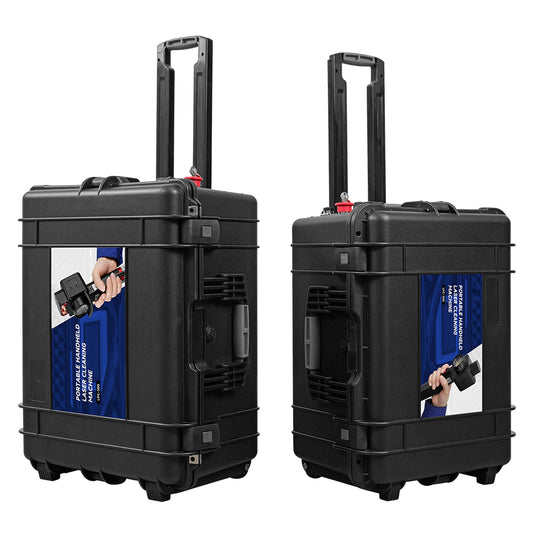 SFX Upgraded Ultra-Light Portable Handheld Pulse Fiber Laser Cleaner 300W/500W Trolley-Type Uniform Clean Laser Cleaning Machine for Wood/Paint/Coating