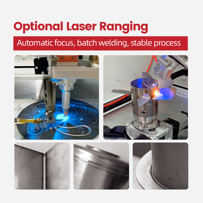 Fully Enclosed Platform Automatic Dual-station 4 Axis Laser Welder DLW Precision Fiber Welding Machine automatic Customizable on-line welding for metal