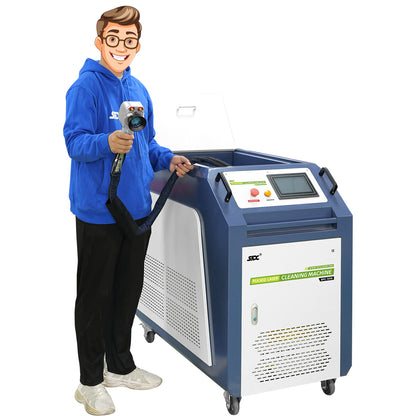 Pulse Laser Cleaner 500W/1000/2000W Multi Mode Laser Cleaning Machine for Metal 5M 10M Cable Laser Rust Removal Tool