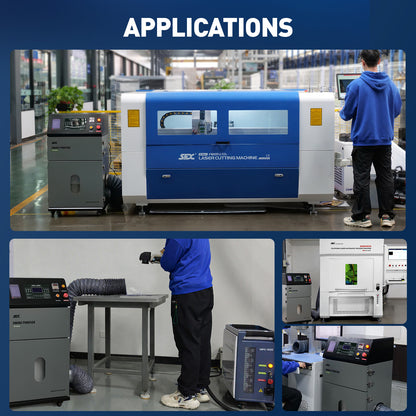 SFX 1200W High-Power Smoke Purifier with Auto Pulse Cleaning Industrial Laser Soldering Smoke Dust Purify Machine Fume Extractor Air Purifier