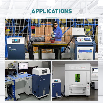 SFX 400L Industrial Laser Soldering Smoke Dust Purify Machine Fume Extractor Air Purifier