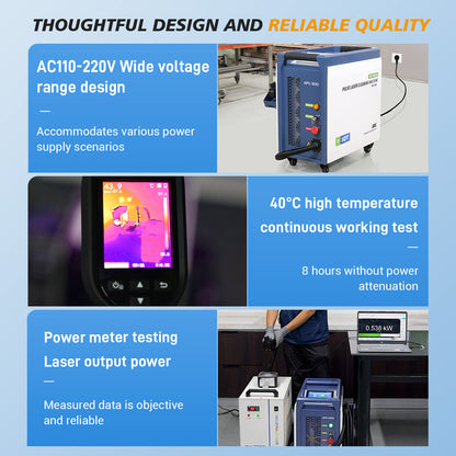 Air Cooled Laser Cleaning Machine for Wood, Rust & Paint 300W 500W Portable Pulse Laser Stripping Machine For Furniture Restoration