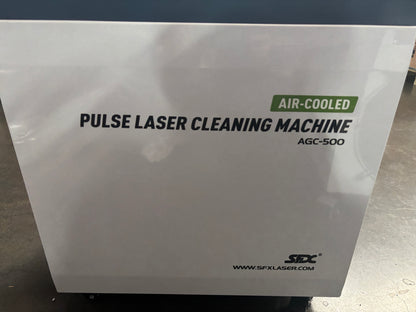Used AGC 500W 220V Air-Cooled Laser Cleaner Portable Pulse Laser Stripping Machine For Laser Rust And Paint Cleaner Handheld Cleaning Machine for Paint From Laser Cleaner for Metal Rust