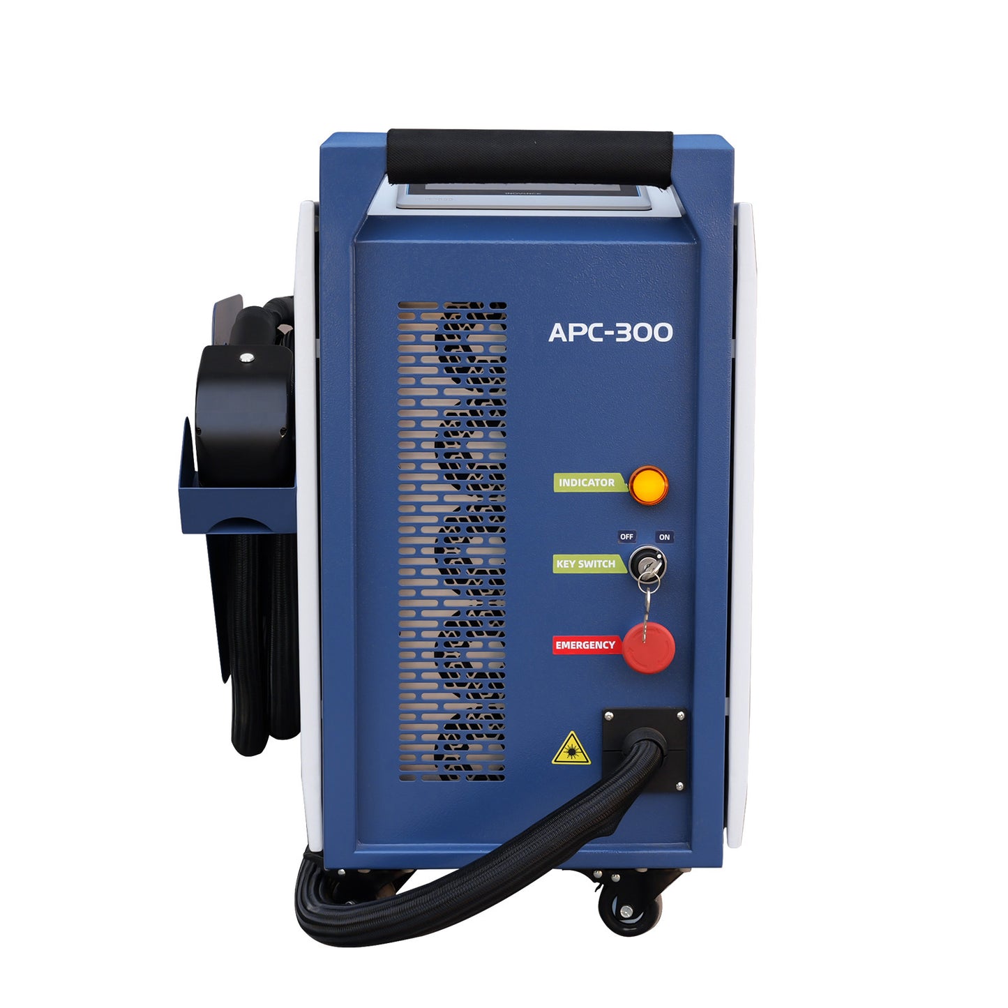 Air Cooled Laser Cleaning Machine for Wood, Rust & Paint 200W 300W 500W Portable Pulse Laser Stripping Machine For Furniture Restoration