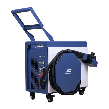 Air Cooled Laser Cleaning Machine for Wood, Rust & Paint 300W 500W Portable Pulse Laser Stripping Machine For Furniture Restoration
