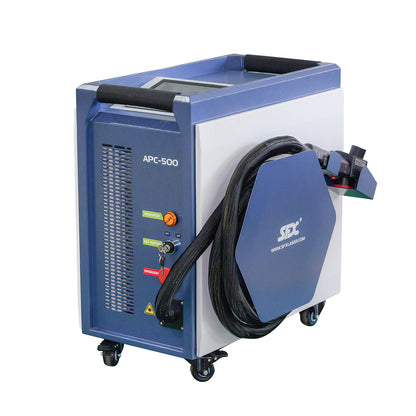 Air Cooled Laser Cleaning Machine for Wood, Rust & Paint 200W 300W 500W Portable Pulse Laser Stripping Machine For Furniture Restoration