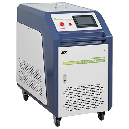 Used SFX Water Cooled Laser Handheld Cleaning Machine 500mm Wide Scan, Double Wobble Cleaning Head Smart IoT Remote 300W Laser Cleaner, Efficient Rust Removal, Portable Cleaning Machine for Metal