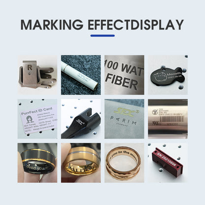 Fiber Laser Engraver 20/30/50W Laser Engraving Machines for Metal MAX Portable Deep Marking Machine Engrave Lightburn Compatible