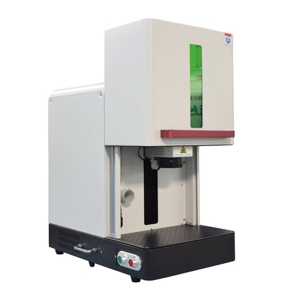 Enclosed Fiber Laser Engraver 20/30/60/80/100W JPT Mopa Laser Marking Machine for metal Engraving