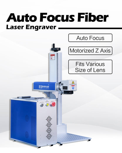 Auto Focus Fiber Laser Engraver 20/30/50W JPT Fiber Laser Marking Machine Engraving  Lens