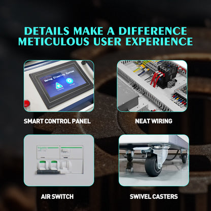 Pulse Laser Cleaner 300W/500W/1000W Multi Mode Laser Cleaning Machine for Metal 5M 10M Cable Laser Rust Removal Tool