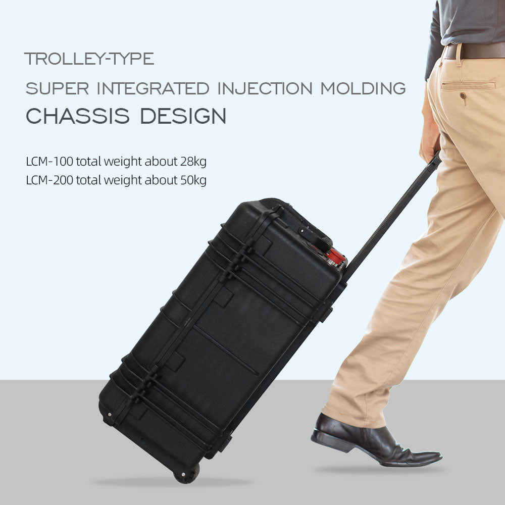 Used Portable 100W Laser Rust Remover Suitcase 100W Fiber JPT Laser Source Pulse Laser Cleaner Efficient Rust, Stain, Plating, and Oil Removal for Metals